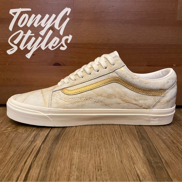 ✨NEW✨ VANS OLD SKOOL “GOLD MARBLE” (CUSTOM) - Picture 9 of 16